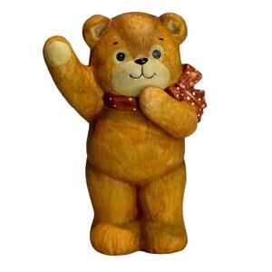 VTG 1979 Lucy & Me Riggs Enesco Ceramic Teddy Bear Bank, Excellent Condition!